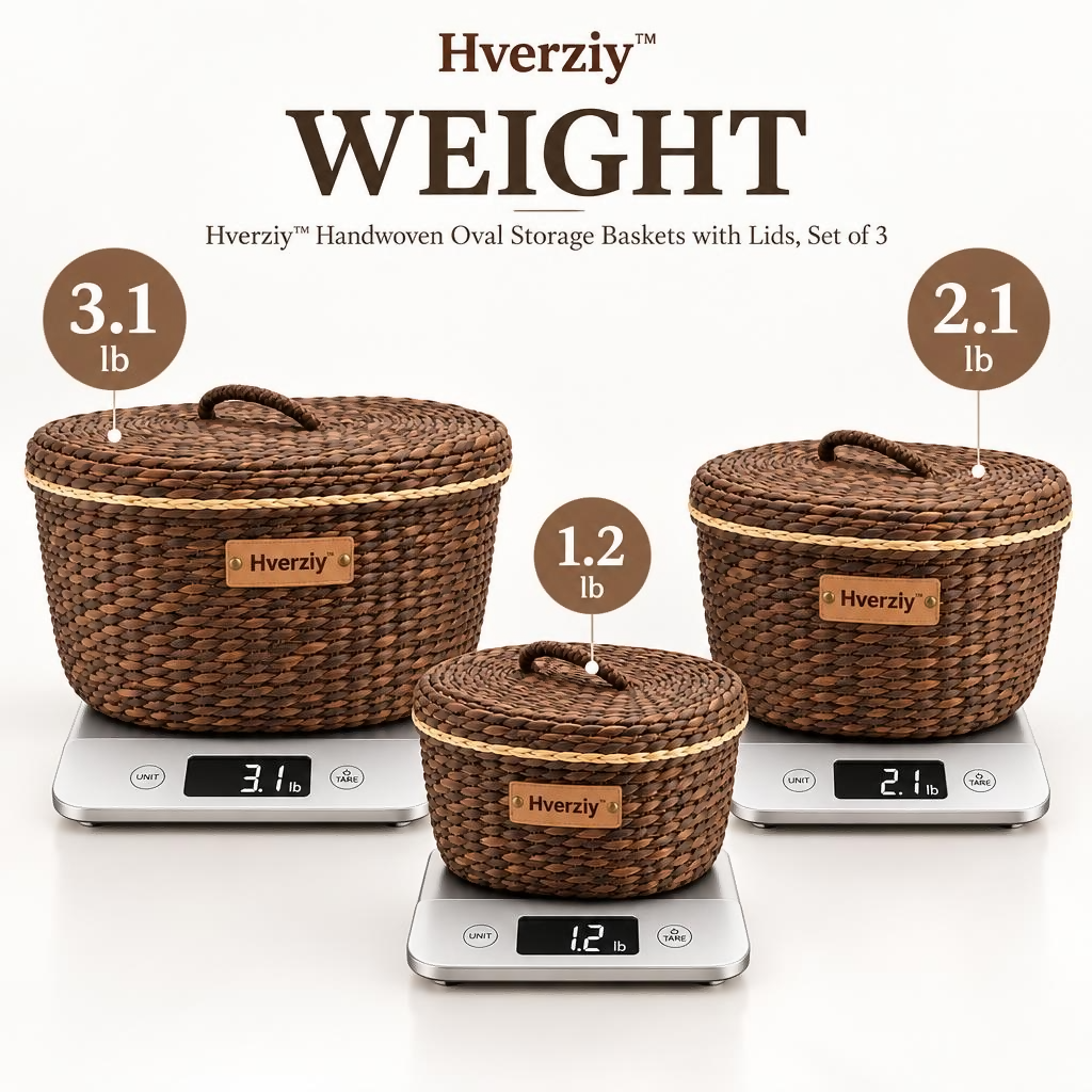 Hverziy Espresso Two-Tone Lidded Basket Set image 5